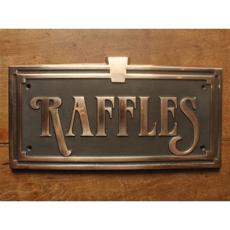 solid cut bronze signs